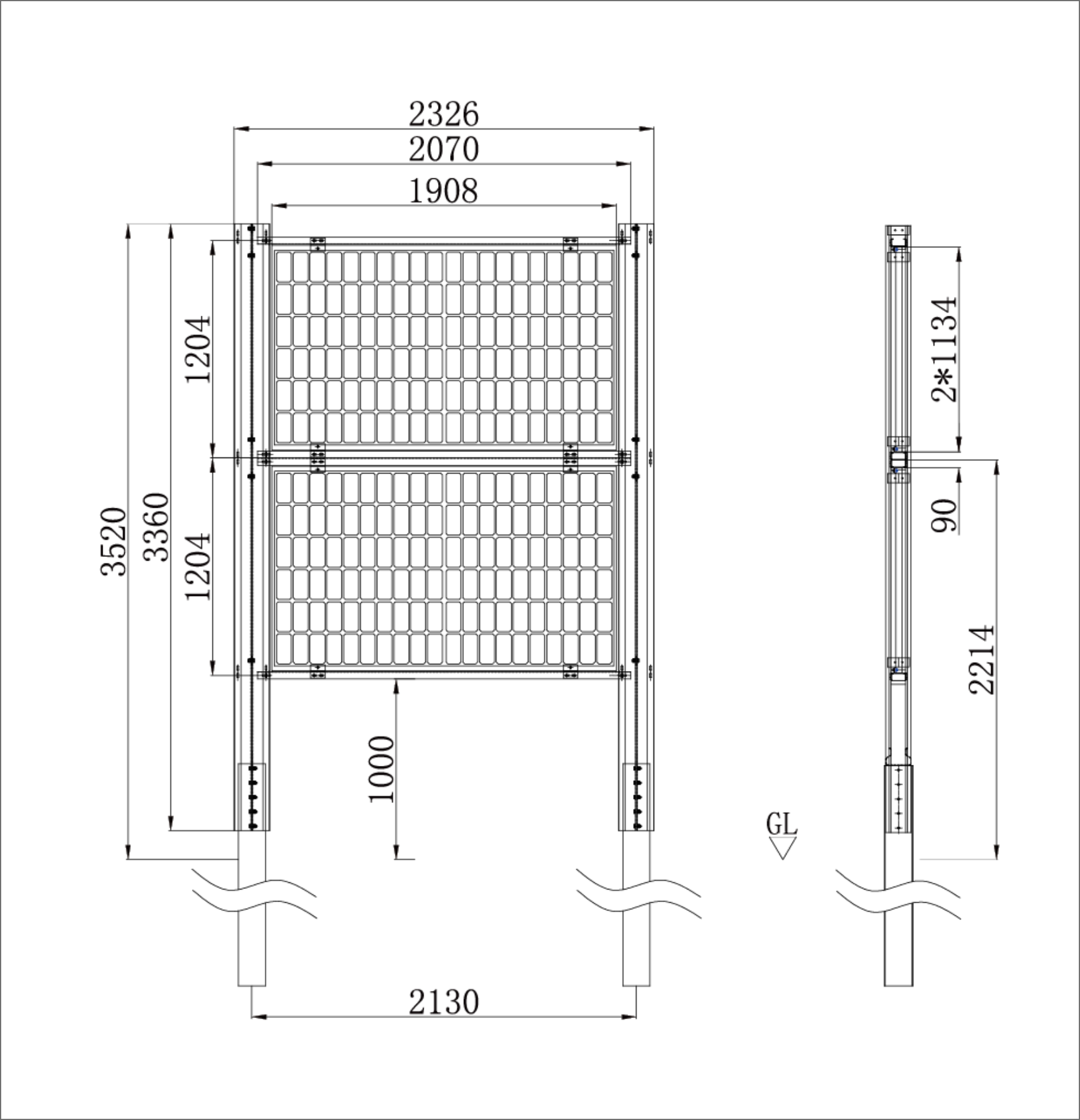 製品外観図